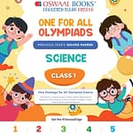 Oswaal One For All Olympiad Class 1 Science | Previous Years Solved Papers | For 2024-25 Exam