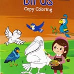 Birds Copy Coloring Book