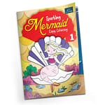 Sparkling Mermaid Copy Coloring Book - 1