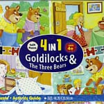 4 in 1 Goldilocks and Three Bear Jigsaw Puzzle