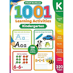 1001 STEAM Kindergarten Activity Workbook: Practice Sight Words, Phonics, Numbers, Math, Art, and More